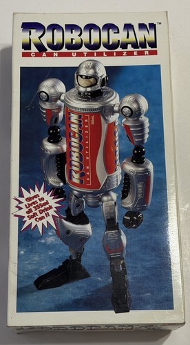 Robot vintage robocan can - vintage,