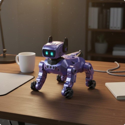 Cane robot scrivania con - cane,