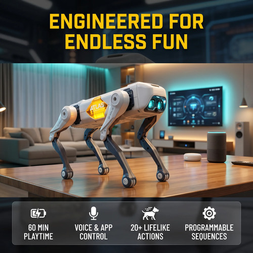 Robot intelligente cane - robot, rc