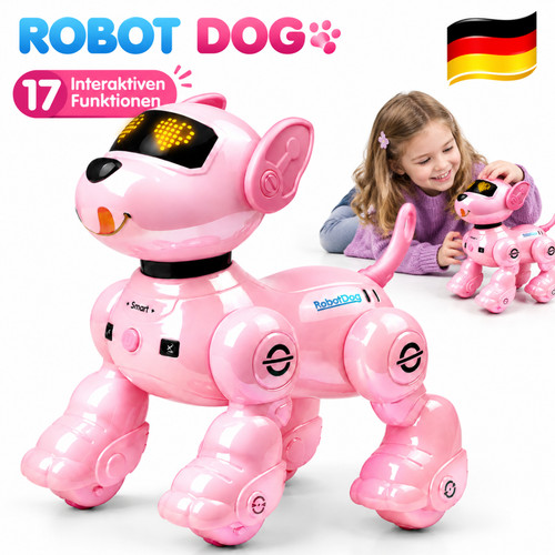 Robot cane rosa - rosa, per